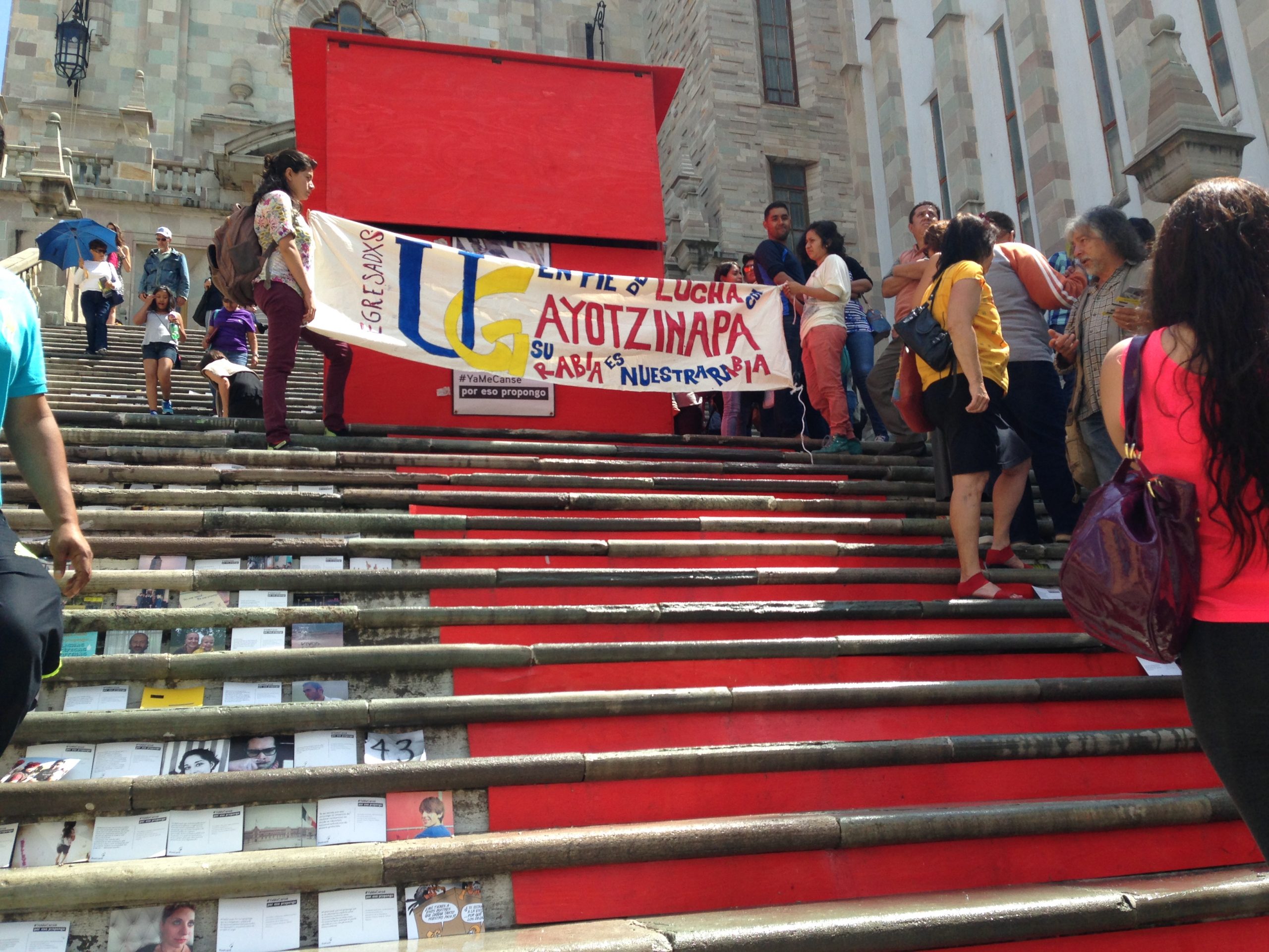 #NiUnMinutoDeSilencio, Universidad de Guanajuato, 23 de julio, 2015
