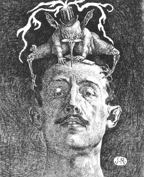 'La crítica' (1906) de Julio Ruelas.