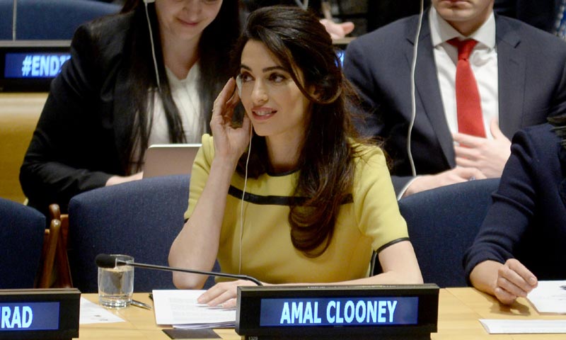 El discurso de Amal Clooney ante la ONU