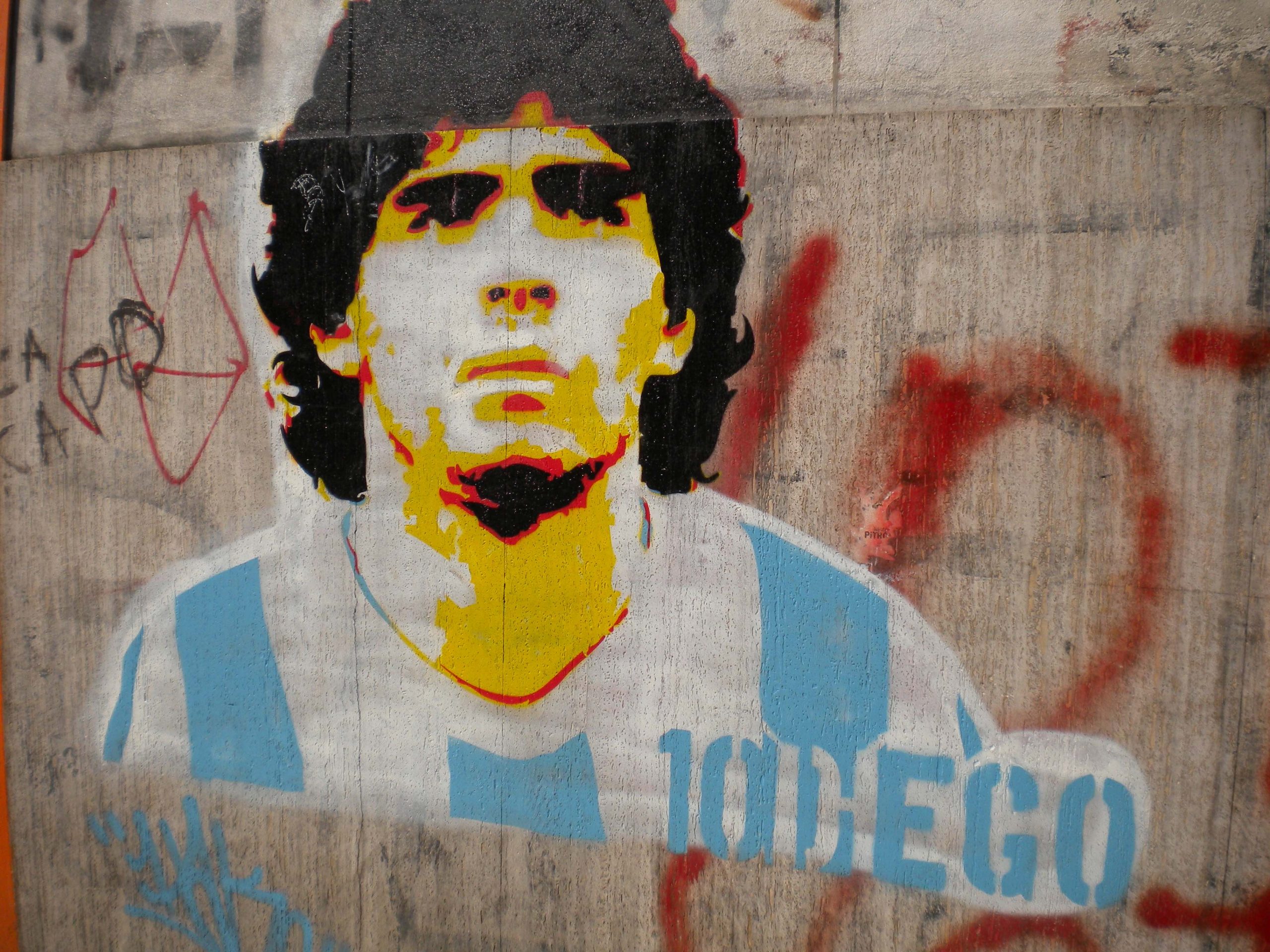Maradona en La Romareda