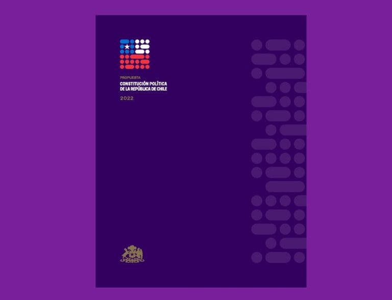 Portada propuesta constitucional Chile 2022