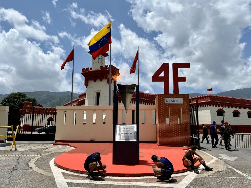 El cuartel 4F en Caracas. Foto: Diego Gómez Pickering. 