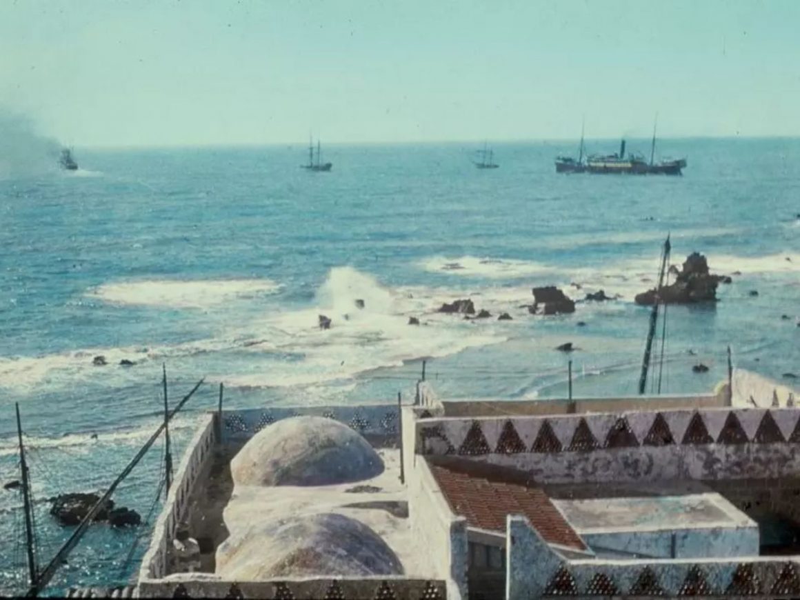 El puerto de Jaffa a principios del siglo XX.